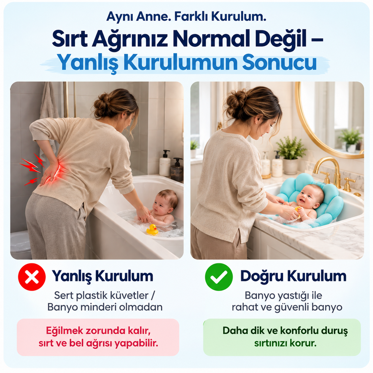 Minuva™ Bebek Banyo Yastığı