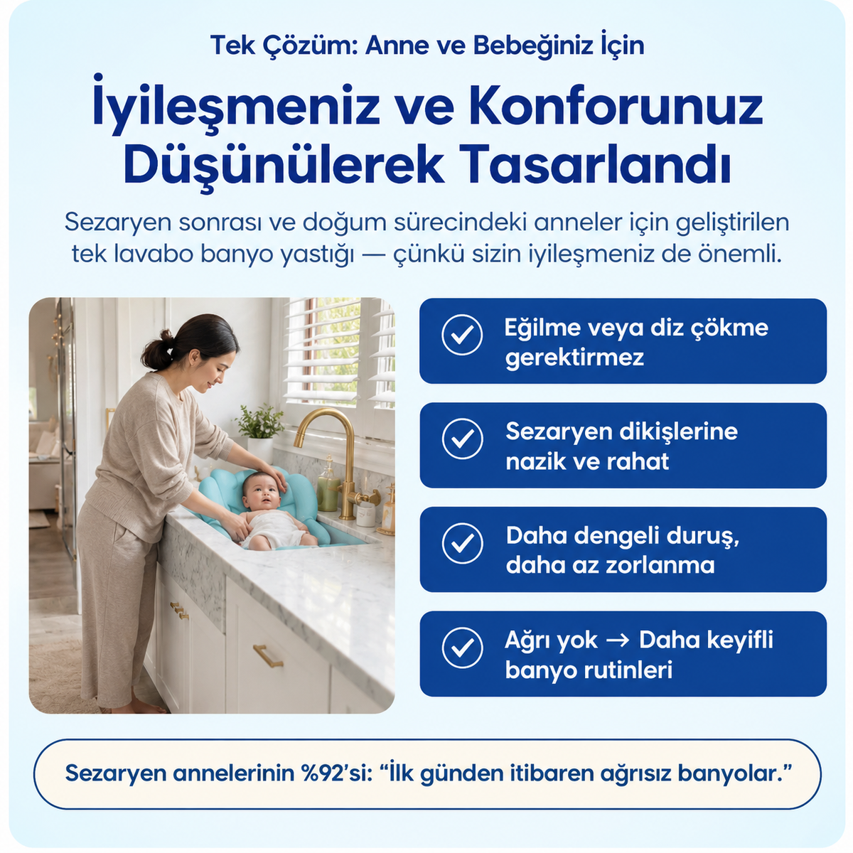 Minuva™ Bebek Banyo Yastığı