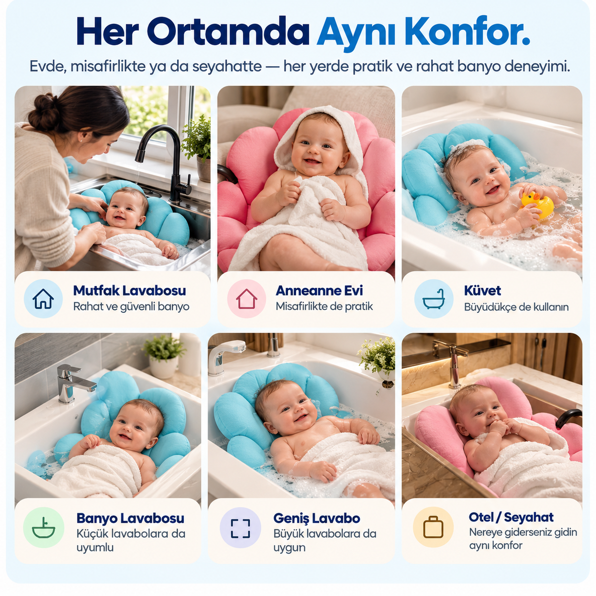 Minuva™ Bebek Banyo Yastığı