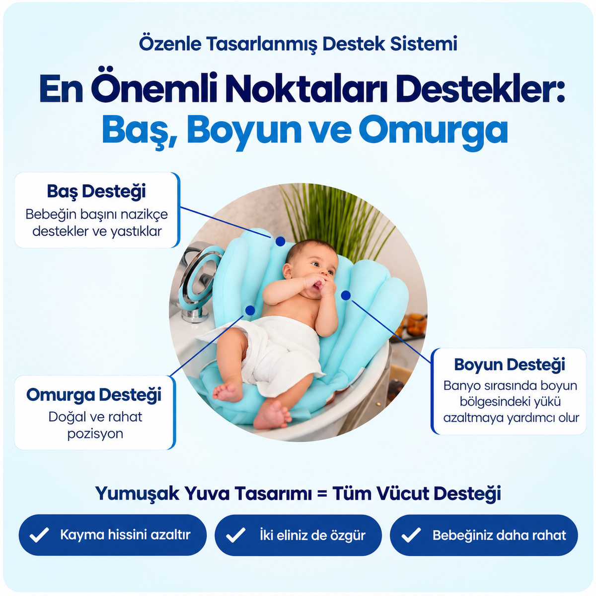 Minuva™ Bebek Banyo Yastığı